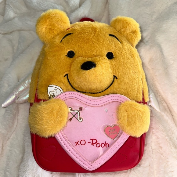 BRAND NEW Winnie the Pooh backpack Brand new with tags Cupid valentine - Picture 4 of 4